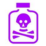 icon of a bottle of poison